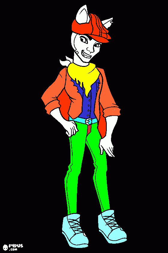 dessin un garcn deguiser en loup