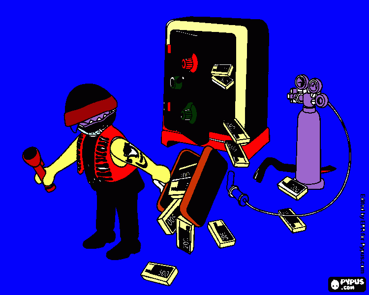 dessin un voleur