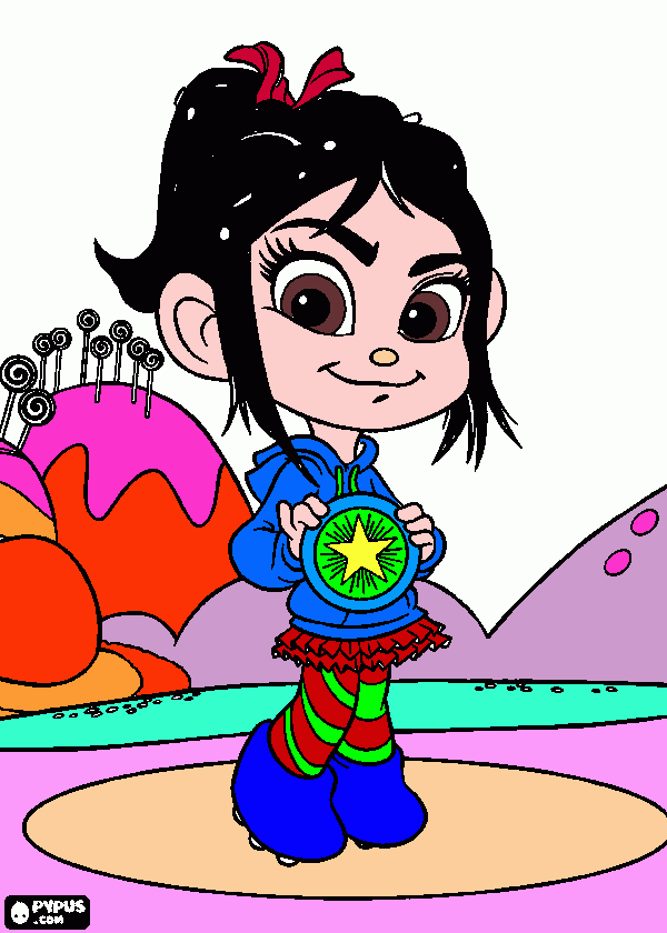 dessin vanellope