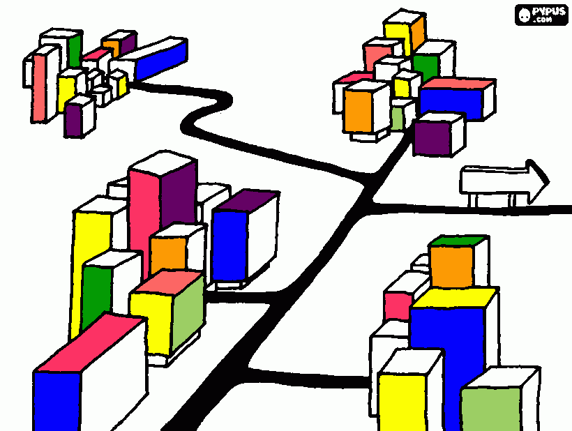 dessin village