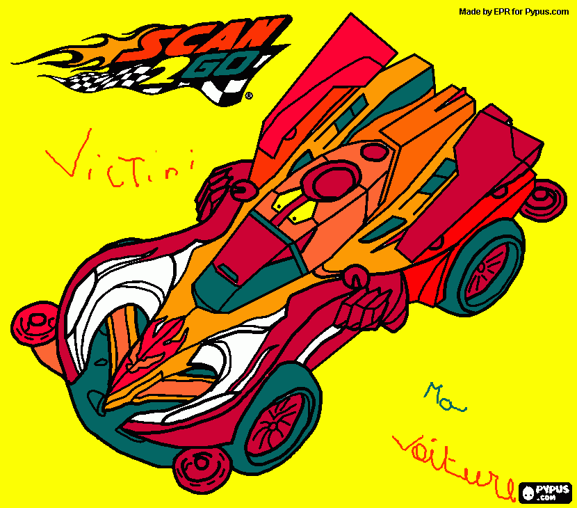dessin voiture Scan 2 Go
