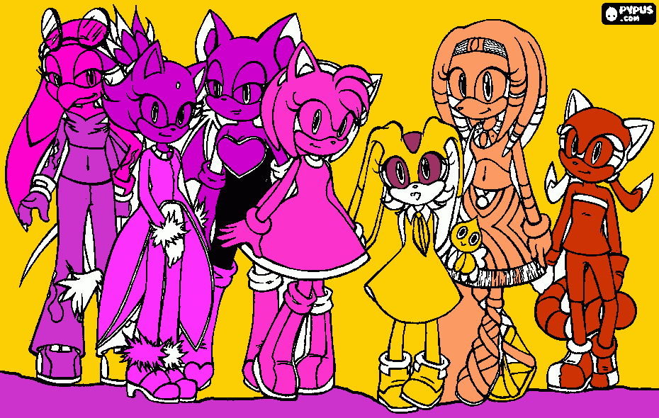 dessin wat blaze rouge amy crame tikal marine