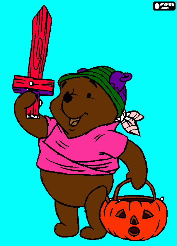 dessin Winnie pour Gaëtan