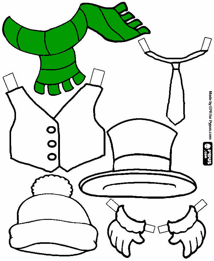 dessin écharpe vert