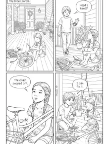 Exemple de page du livre de coloriage