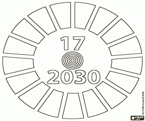Coloriage 17 ODD - Agenda 2030