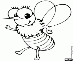 Coloriage Abeille