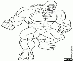 Coloriage Abomination, ennemi de Hulk