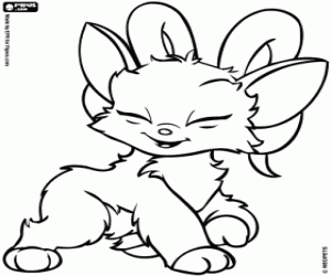 Coloriage Acara. Neopets
