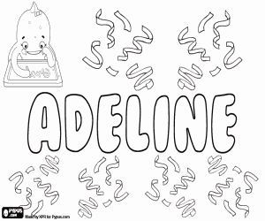 Coloriage Adeline, nom français
