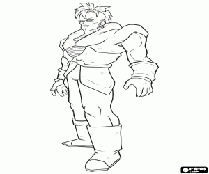 Coloriage Android N16, Dragon Ball Z