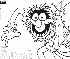 Coloriage Animal de Les Muppets, le film
