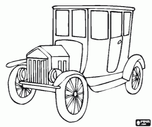 Coloriage Antique voiture