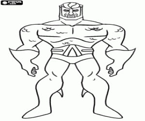 Coloriage Aquaman, un super héros