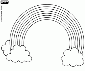 Coloriage Arc en ciel