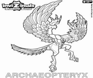 Coloriage Archaeopteryx, Invizimals Shadow Zone