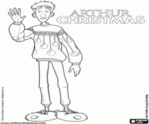 Coloriage Arthur Noël