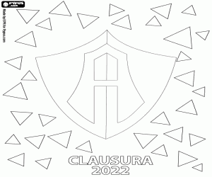 Coloriage Atlas FC, champion Clausura 2022