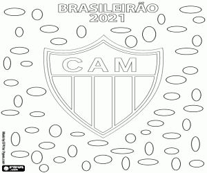Coloriage Atlético Mineiro, champion 2021