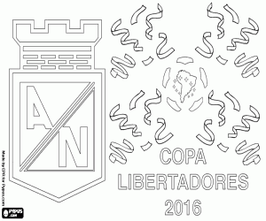 Coloriage Atlético Nacional, Libertadores 2016