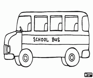Coloriage Autobus scolaire