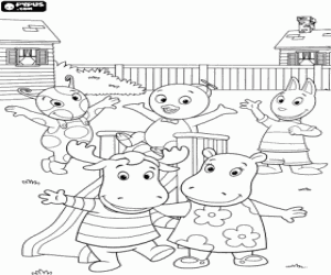 Coloriage Les Backyardigans