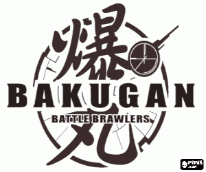 Coloriage Bakugan Logo