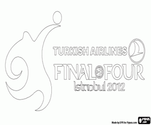 Coloriage Basket-ball Euroligue Istanbul 2012
