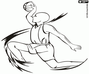 Coloriage Basket-ball, un sport olympique