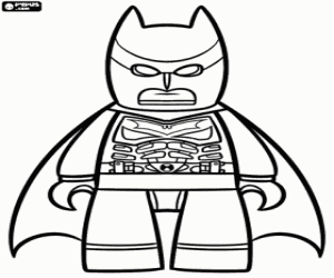 Coloriage Batman, super-héros de Lego