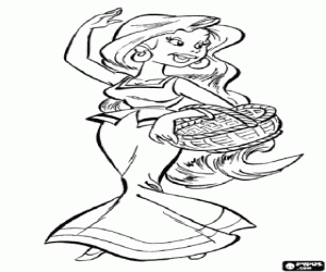 Coloriage La belle Falbala