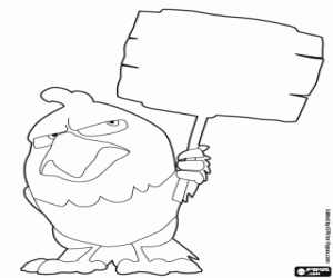 Coloriage Belzoni, le perroquet de Tad Jones