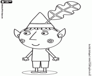 Coloriage Ben Elf, le protagoniste