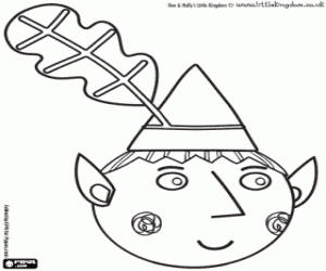 Coloriage Ben l'elfe au chapeau triangulaire