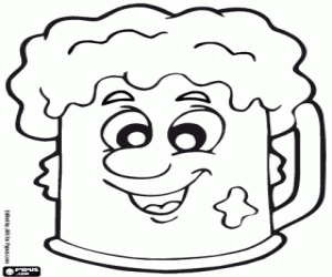 Coloriage Bière irlandaise