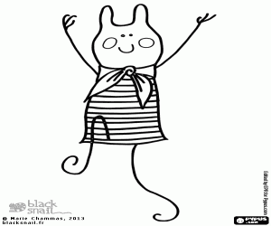 Coloriage Blackie, le protagoniste