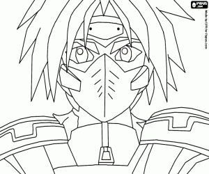 Coloriage Le blader masqué Jin de Beyblade