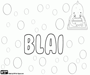 Coloriage Blai, catalan nom masculin