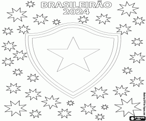 Coloriage Botafogo, Brasileirão 2024