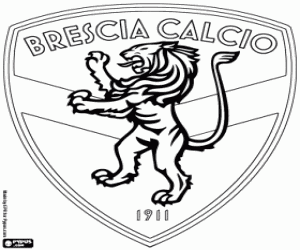 Coloriage Bouclier du Brescia Calcio