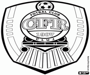 Coloriage Bouclier du CFR Cluj
