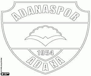 Coloriage Bouclier de Adanaspor