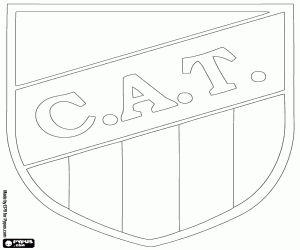 Coloriage Bouclier de Atlético Tucumán