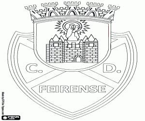 Coloriage Bouclier de CD Feirense