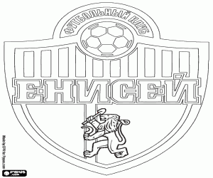 Coloriage Bouclier de FK Ienisseï Krasnoïarsk