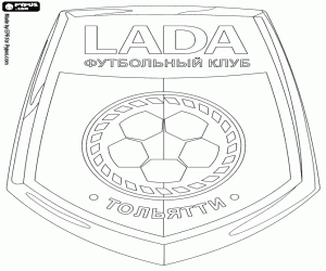 Coloriage Bouclier de FK Lada Togliatti