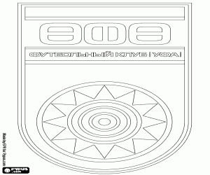 Coloriage Bouclier de FK Ufa