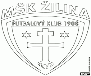 Coloriage Bouclier de MSK Zilina
