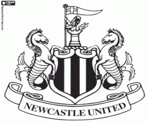 Coloriage Bouclier de Newcastle United