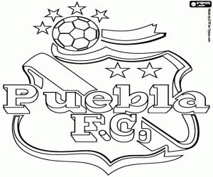 Coloriage Bouclier de Puebla FC